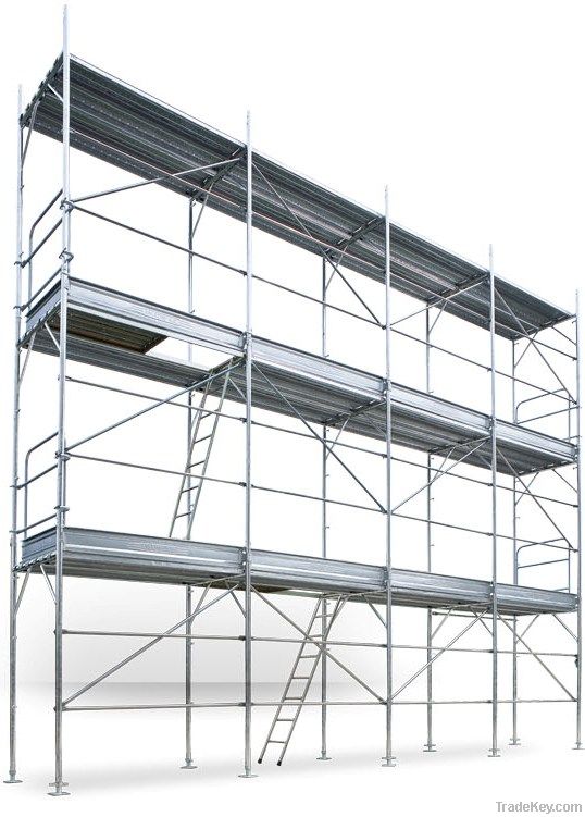 Scaffolding facade