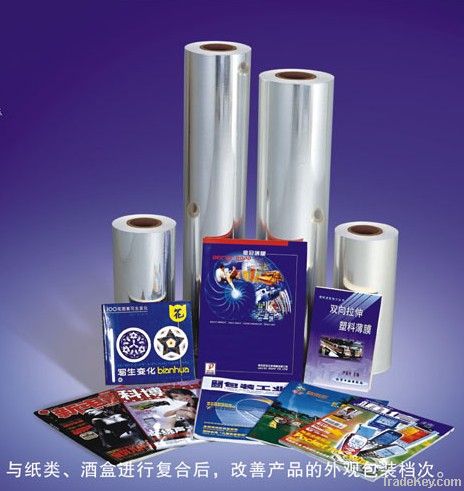 bopp gloss film for laminating