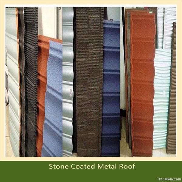 galvanized sheet stone coated metal roofing