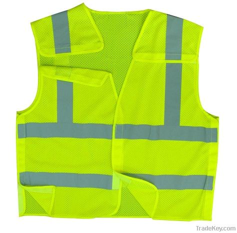 High Visibility 5-point Safety Vest