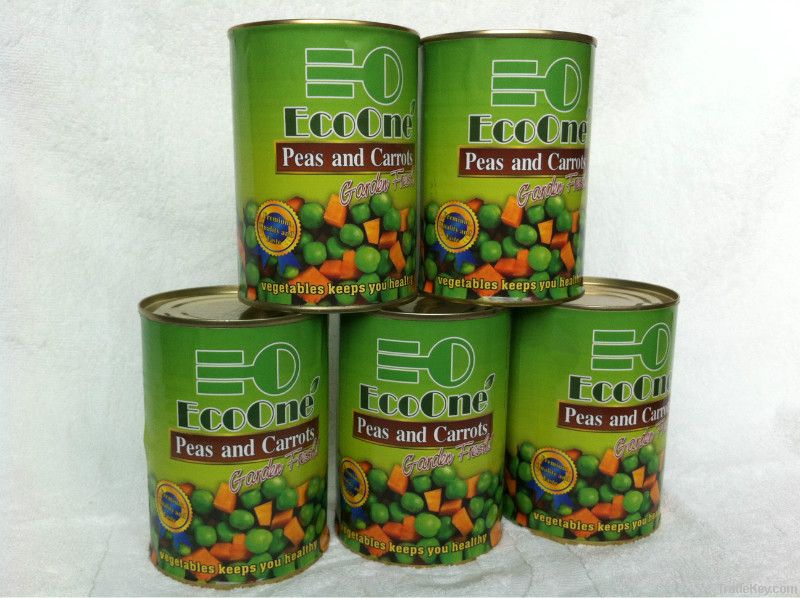 Canned Vegetables/Canned Green Peas&amp;Carrot /Canned food