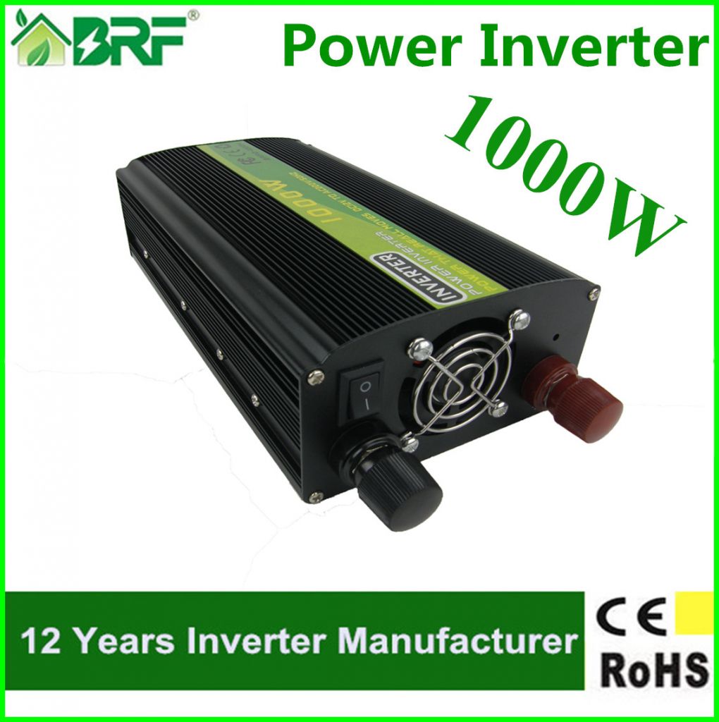 1000W Power inverter&amp;converter DC12V/24V/48V to AC220V/110V Modify sine wave inverter High frequency inverter Solar Power Inverter