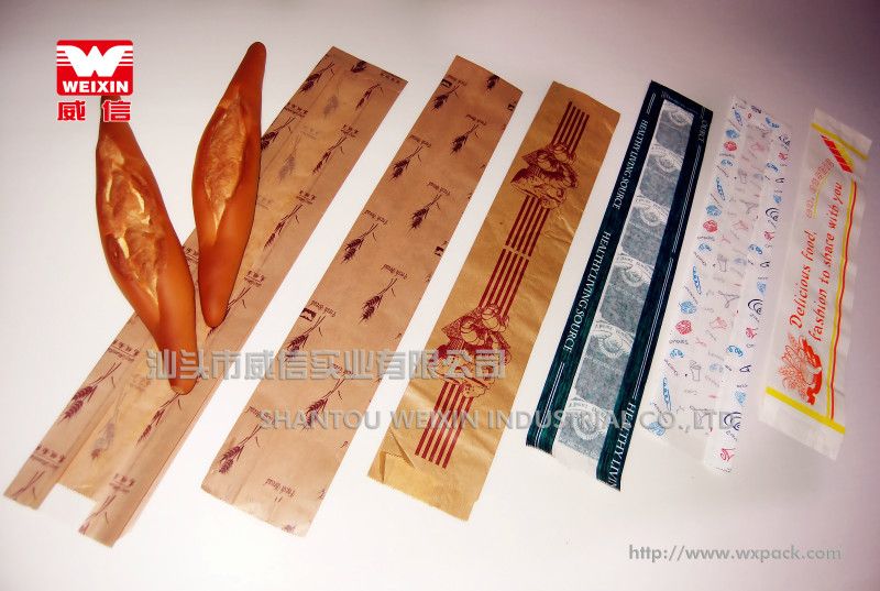 Kraft paper baguette bag / French bread bag