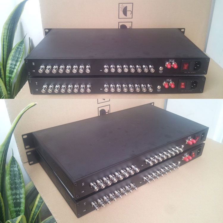 16-channel 3g/hd/sd-sdi To Optic Fiber Converter