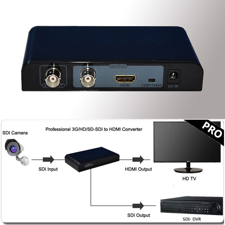 3g/hd/sd-sdi To Hdmi Converter, Sdi Extend distance up to 100m