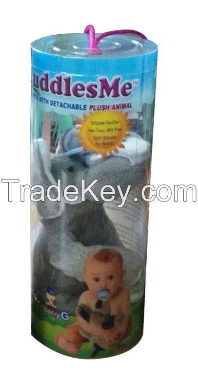 CuddlesMe Pacifier with Detachable Plush ELEPHANT