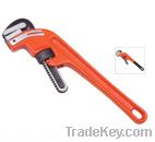 Angle type pipe wrench