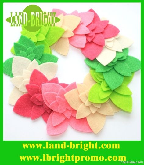 2013 New style colorful handmade felt flowers for hair