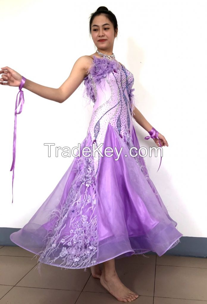 Customized Competition Wear Ballroom Dance Dress