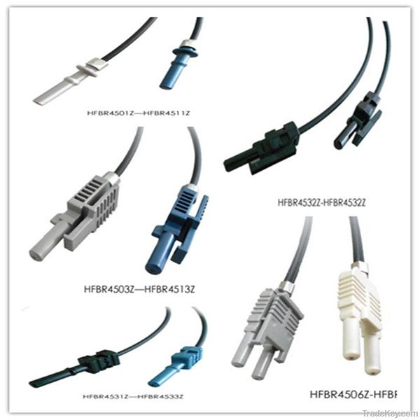 Agilent/Avago industrial control fiber optic cable, HFBR Series