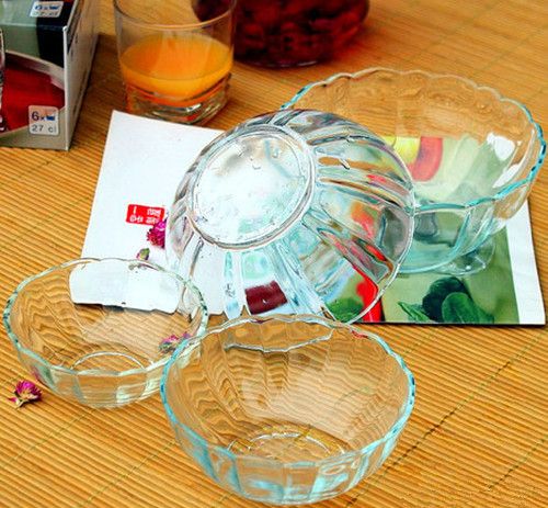 Glass Fruit Bowl