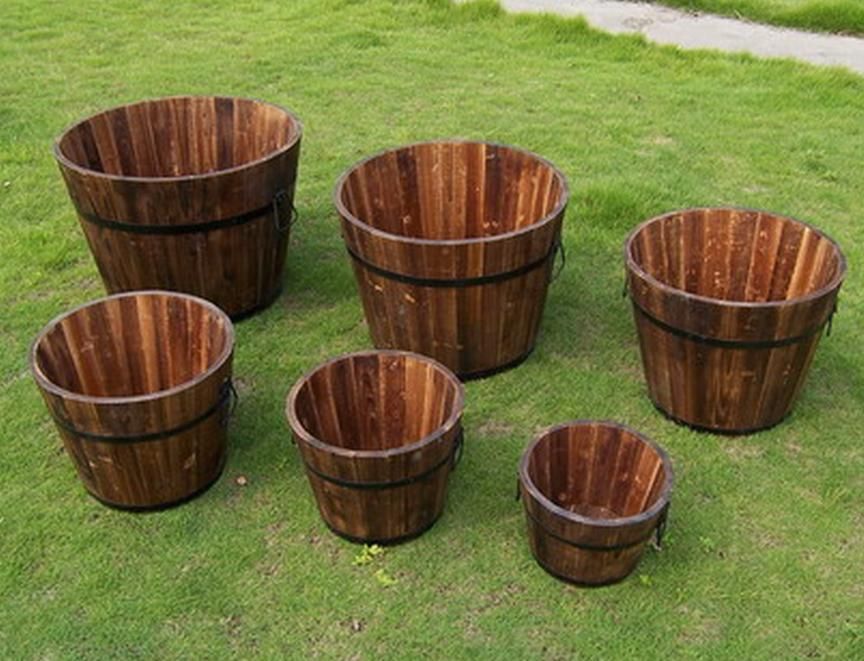 Garden Herb Planters made of Chinese fir