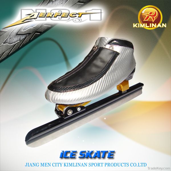 Professional long track ice skate, clap skate