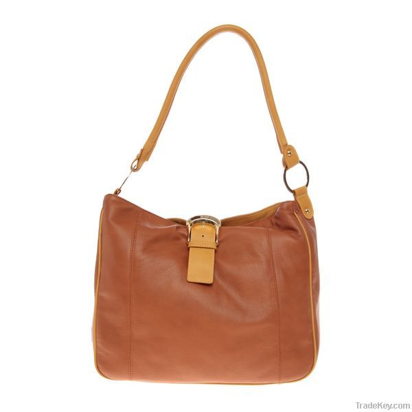 Tote Leather Bag- Nappa Beige