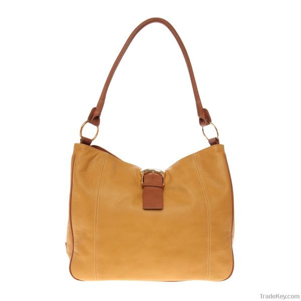 Tote Leather Bag- Nappa Beige