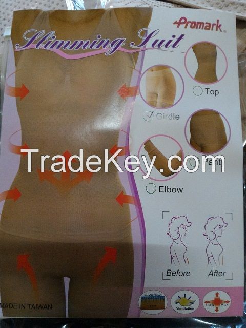 slim suit. girdle,top, elbow, panty 