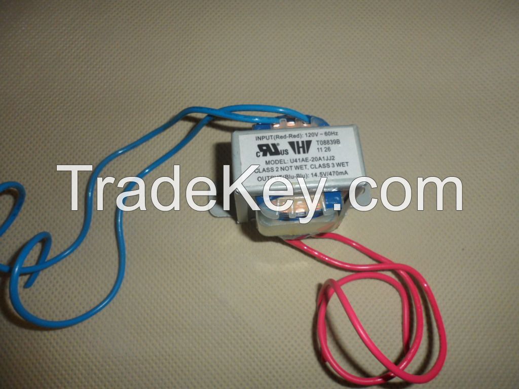 Power Transformers U41AE-20A1JJ2 120V to 14.5V