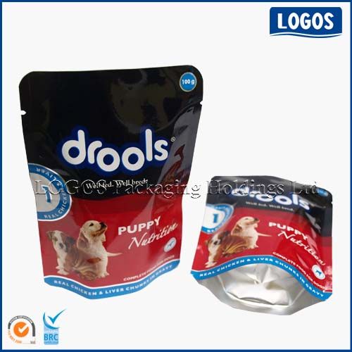 Stand Up Retort Pouch For Wet Pet Food Packaging