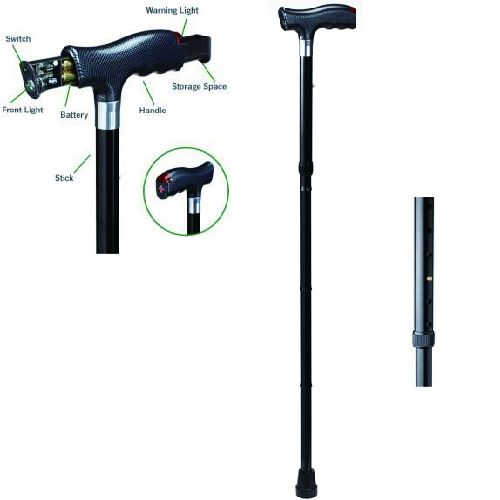 Multipurpose Spotlight Cane