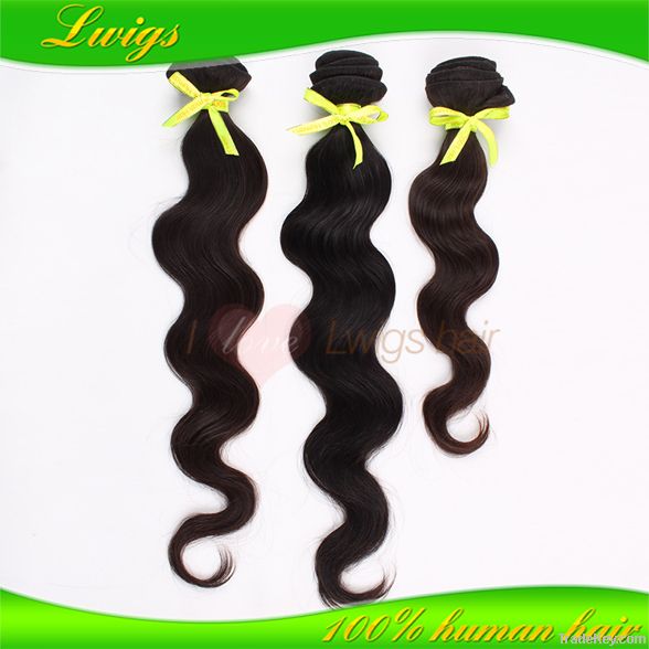 Top qualityMix length Brazilian human hair 3pcs/lot , virgin hair exte