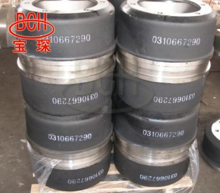 BPW truck brake drum