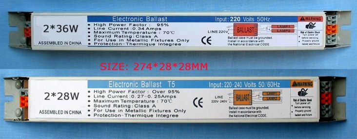 T5/T8 120-277V Ballast 50/60Hz  fluorescent lamp ballast