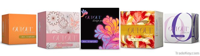 anatomic comfortable female sanitary napkins