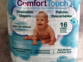 Low count CTC diapers