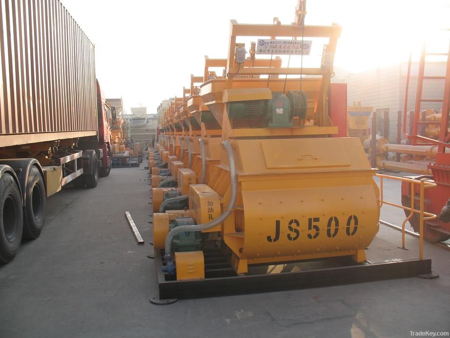 JS1000 (50-60M3/H) horizontal cement mixer price