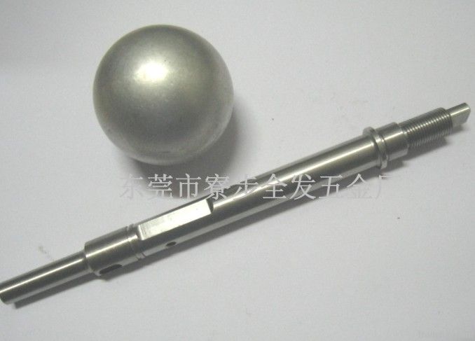 OEM service CNC machining ball shape parts, can small orders in China