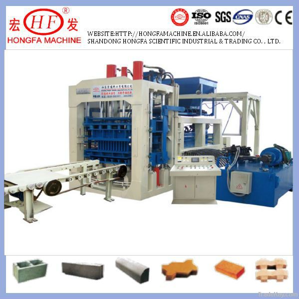 QT6-15C Fully-automatic Concrete Block Making Machine