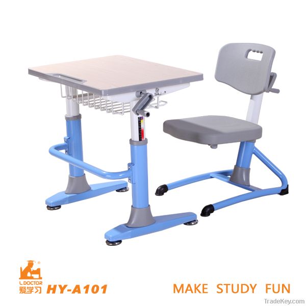 Adjustable kids study table and chair