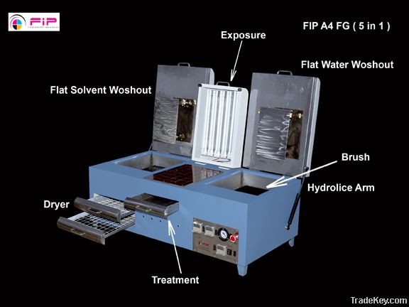 Photopolymer plate making machine 5 in 1