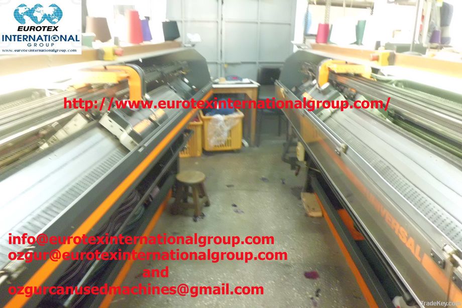 Universal MC 613 12 Gauge Flat Knitting Machine