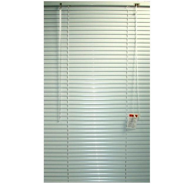 25mm Aluminum Venetian Window Blinds Pleated With Steel Headrail