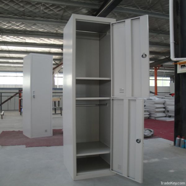 2 tier steel locker