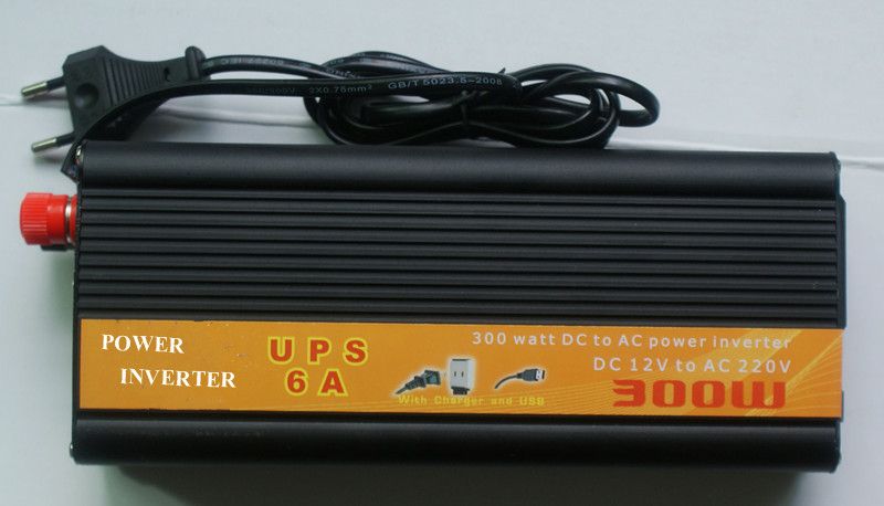 300Watt DC24v to AC220v Power Inverter With Battery Charger 