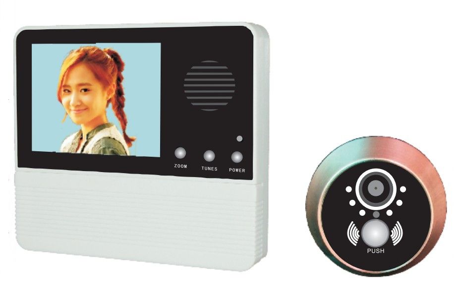 3.2 inches LCD Screen Digital door peephole viewer with door bell 