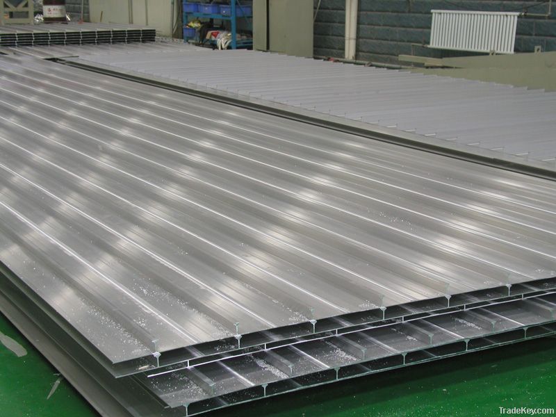 aluminum alloy I-rib panel for marine use