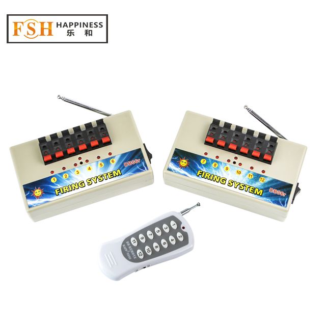 CE FCC passed 12 channels consumer remote control fireworks firing system