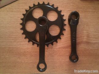 Bicycle Chainwheel And Crank