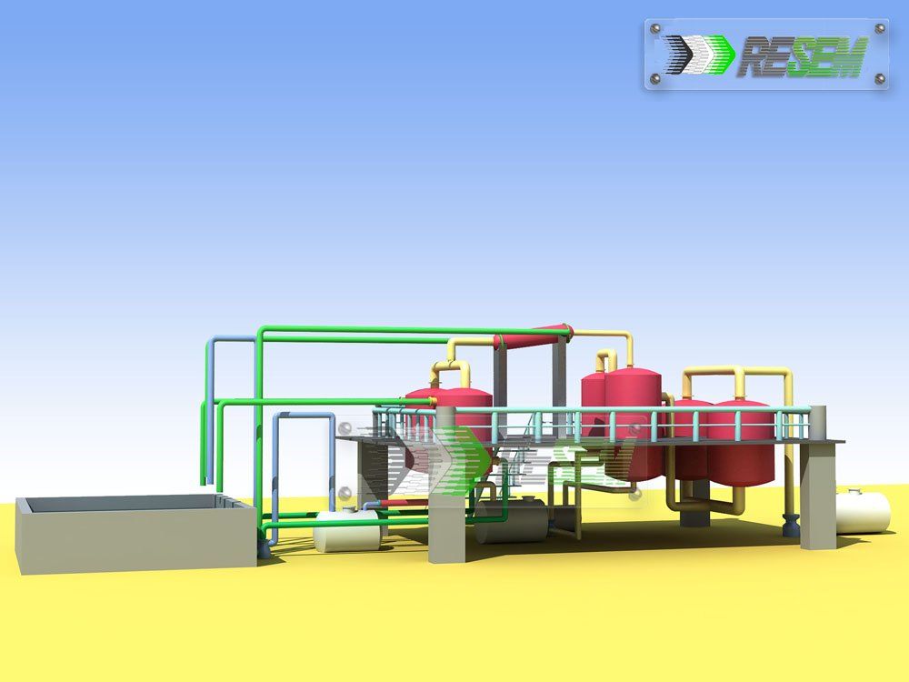 Waste Oil Distillation System, Used Oil Distillation (CL-B-10)