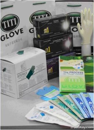 Lightly Powder Latex Examination Glove and Powder Free