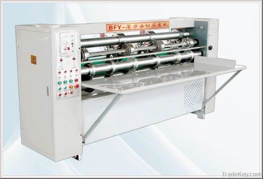 Thin blade with slitter scorer machine