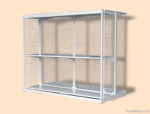 Double-sided / single-sided mesh backboard series gondola shelves