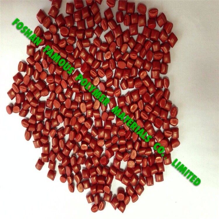 high concentration red masterbatch suitable for plastic products of common PE, PP, ABS, EVA, PS, AS, PET, PA and PC