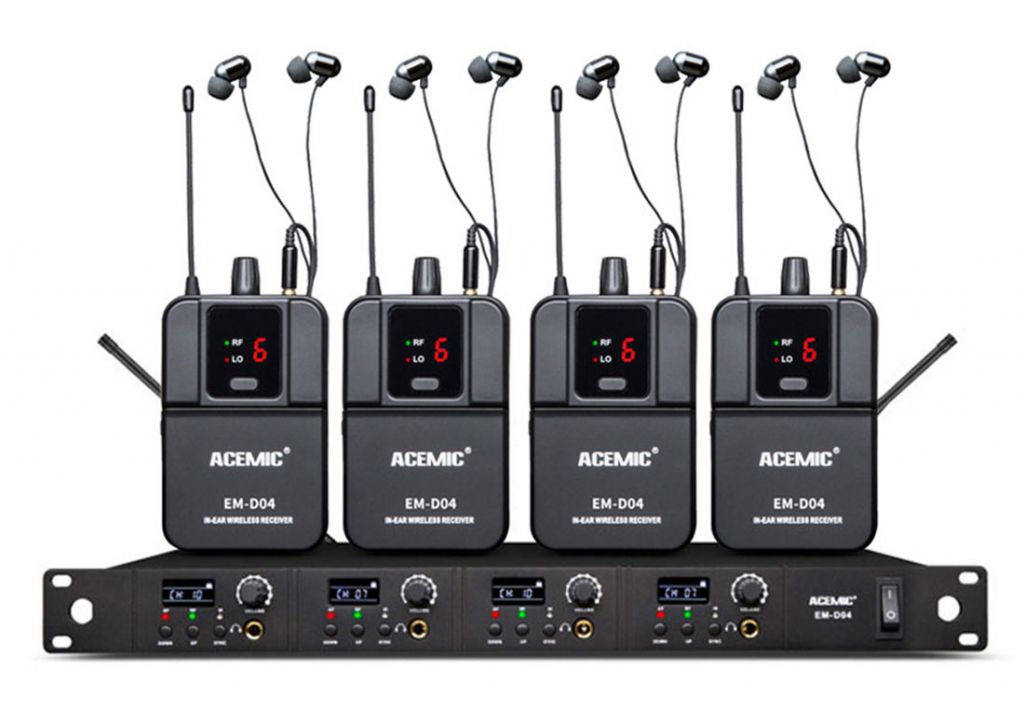 EM-D04（Four Channel）  Four Channel Wireless In-Ear Monitor System