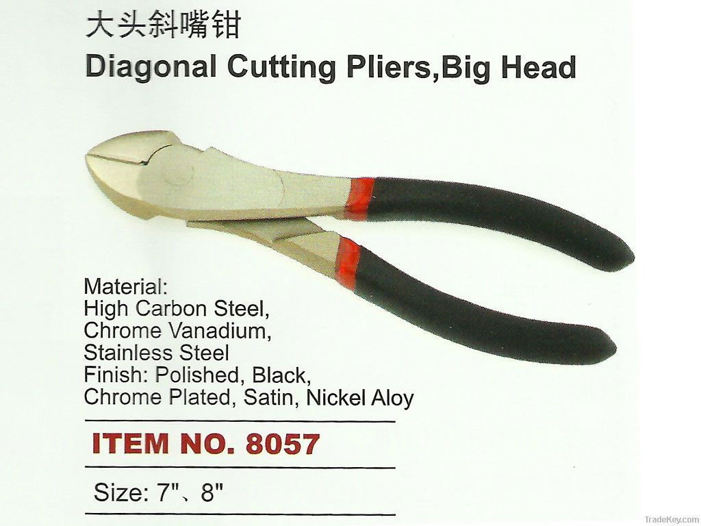 Diagonal Cutting Pliers, Big Head