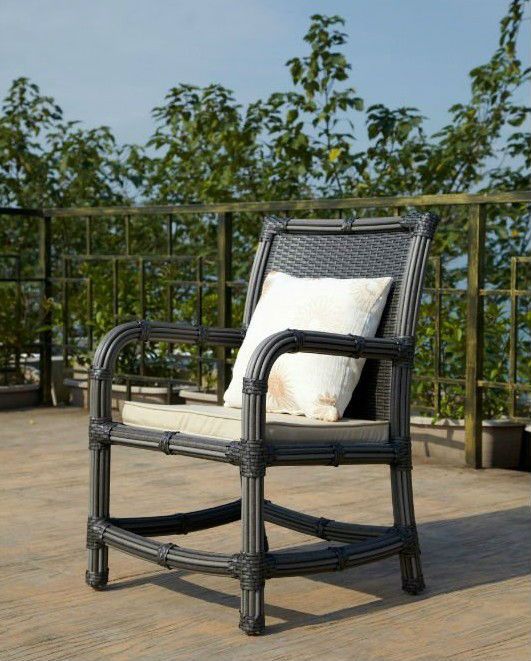 Outdoor furniture rattan dining set