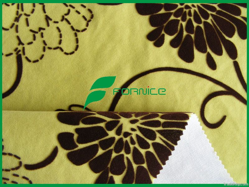 flock on flock sofa fabric